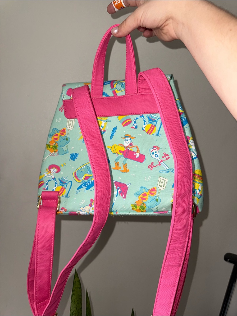 Loungefly Disney Parks Mini Backpack with Toy Story Print - Picture 2 of 5